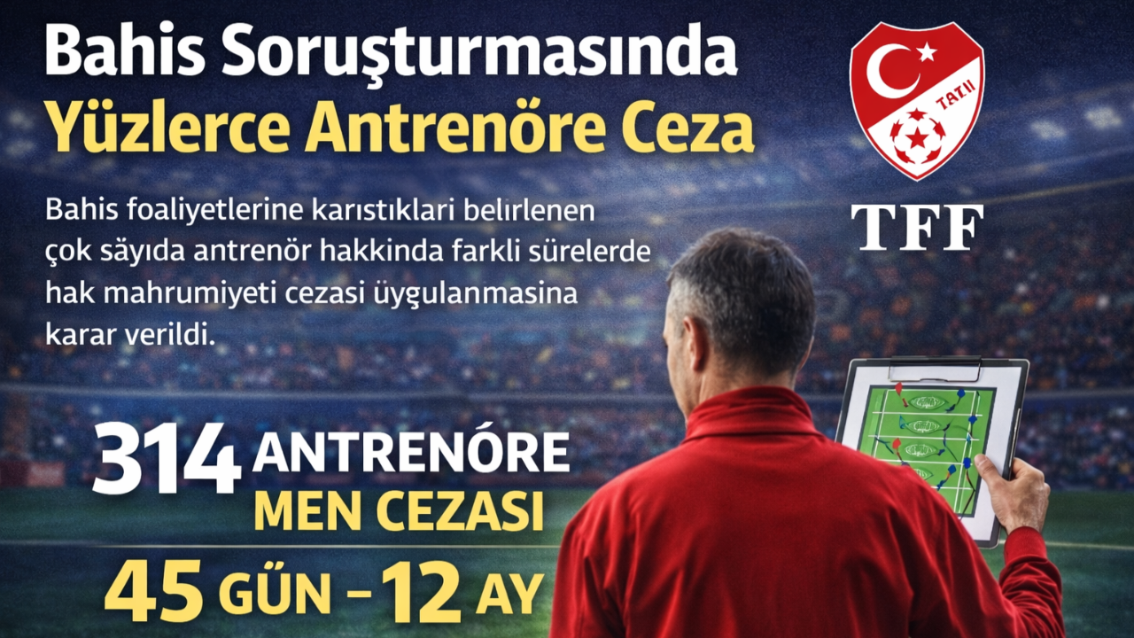 Bahis Soruşturmasında Yüzlerce Antrenöre Ceza