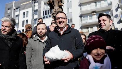 Balçova’da Karla Gelen Neşe