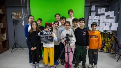 Bornova’da Çocuklar Kamera Arkasına Geçti