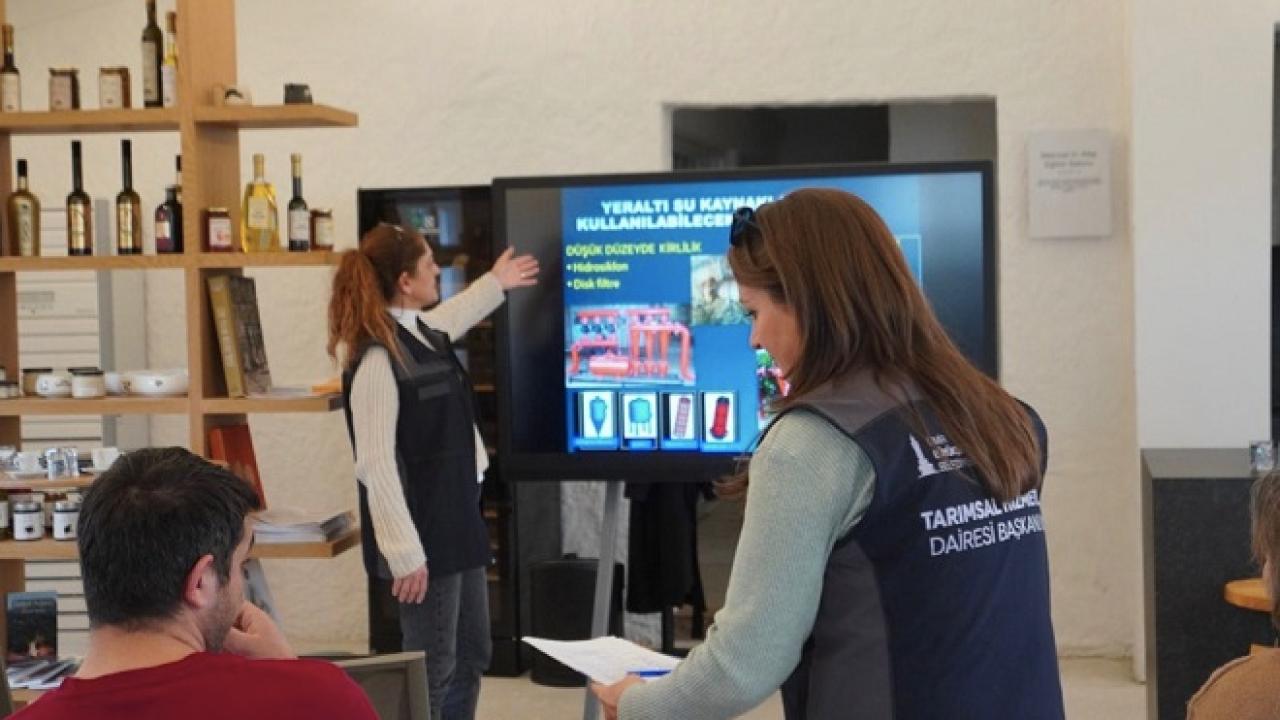 Çeşme’de Üreticiye Bilgi Desteği