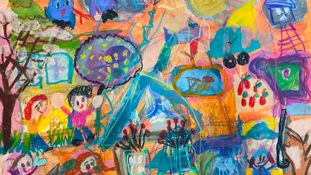 Çocukların Hayalleri Resimle Yarışıyor