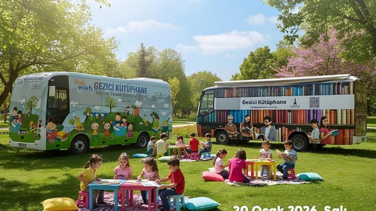 Gezici Kütüphane yarıyıl tatilinde çocuklarla buluşuyor