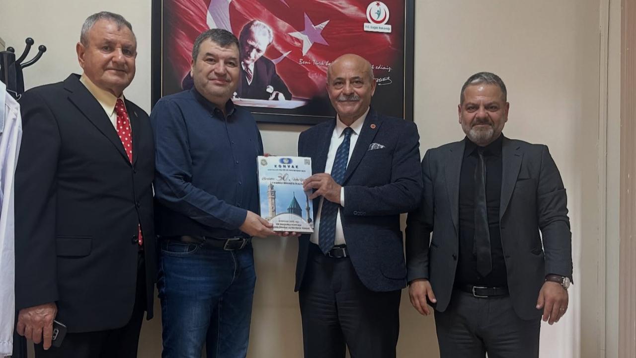 KONVAK’tan Dr. Kılıçarslan’a Altın Ödül Ziyareti