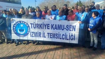 Memurlar Konak’ta: Yetersiz zamma tepki