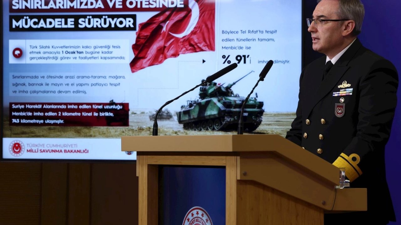 MSB: Suriye’de 743 Kilometre Tünel İmha Edildi