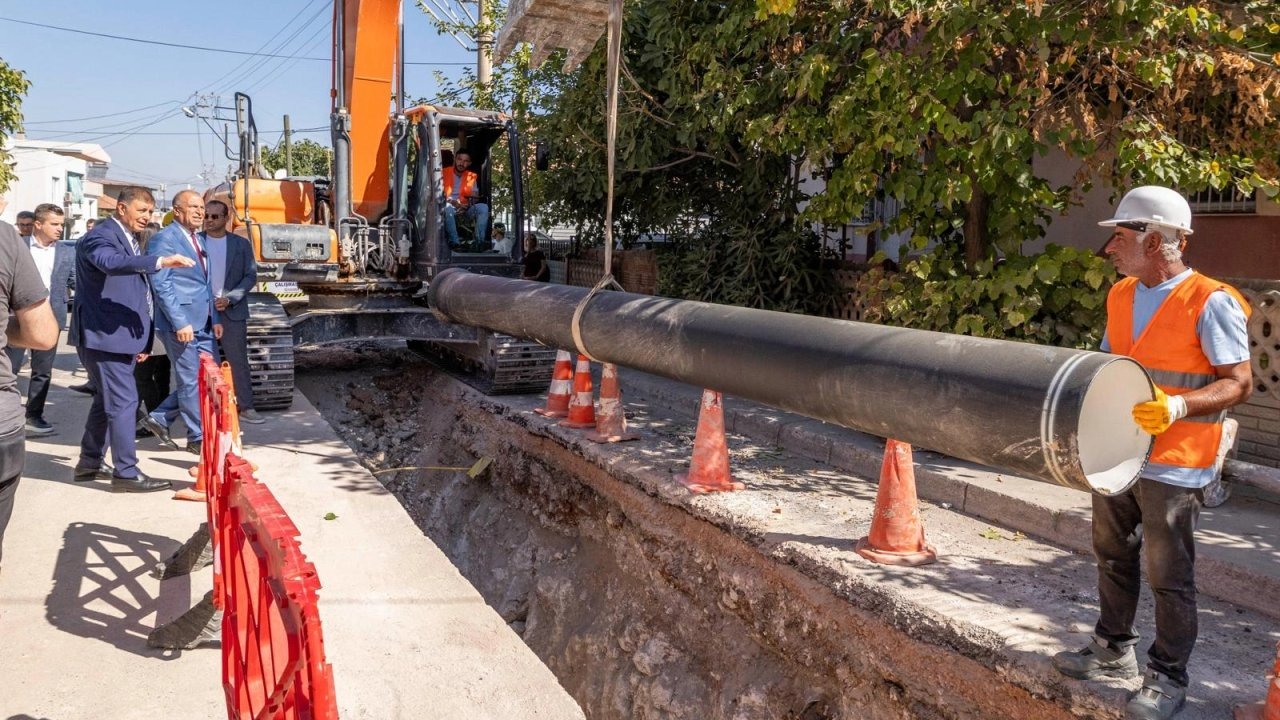 Sarnıç’ta içme suyu yatırımı hızla ilerliyor