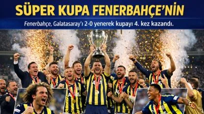Süper Kupa Fenerbahçe’nin