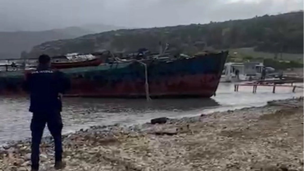 Urla’da izinsiz gemi sökümüne ceza