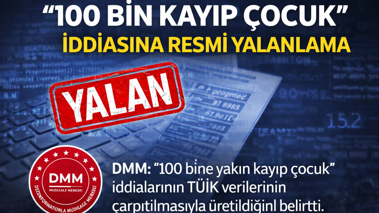 “100 Bin Kayıp Çocuk” İddiasına Resmî Yalanlama