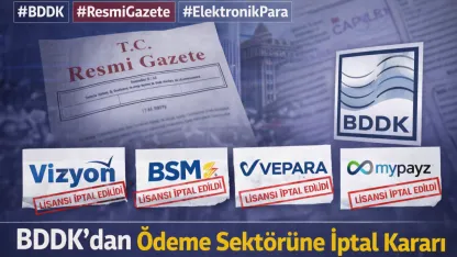 BDDK’dan Ödeme Sektörüne İptal Kararı