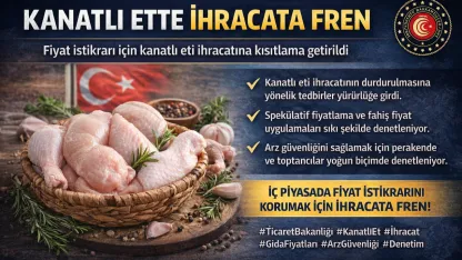 Kanatlı ette ihracata fren