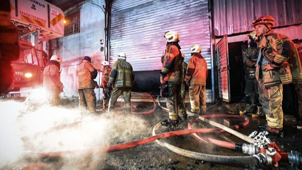 Buca’da Atölye Yangını Korkuttu