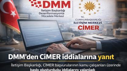 DMM’den CİMER iddialarına yanıt