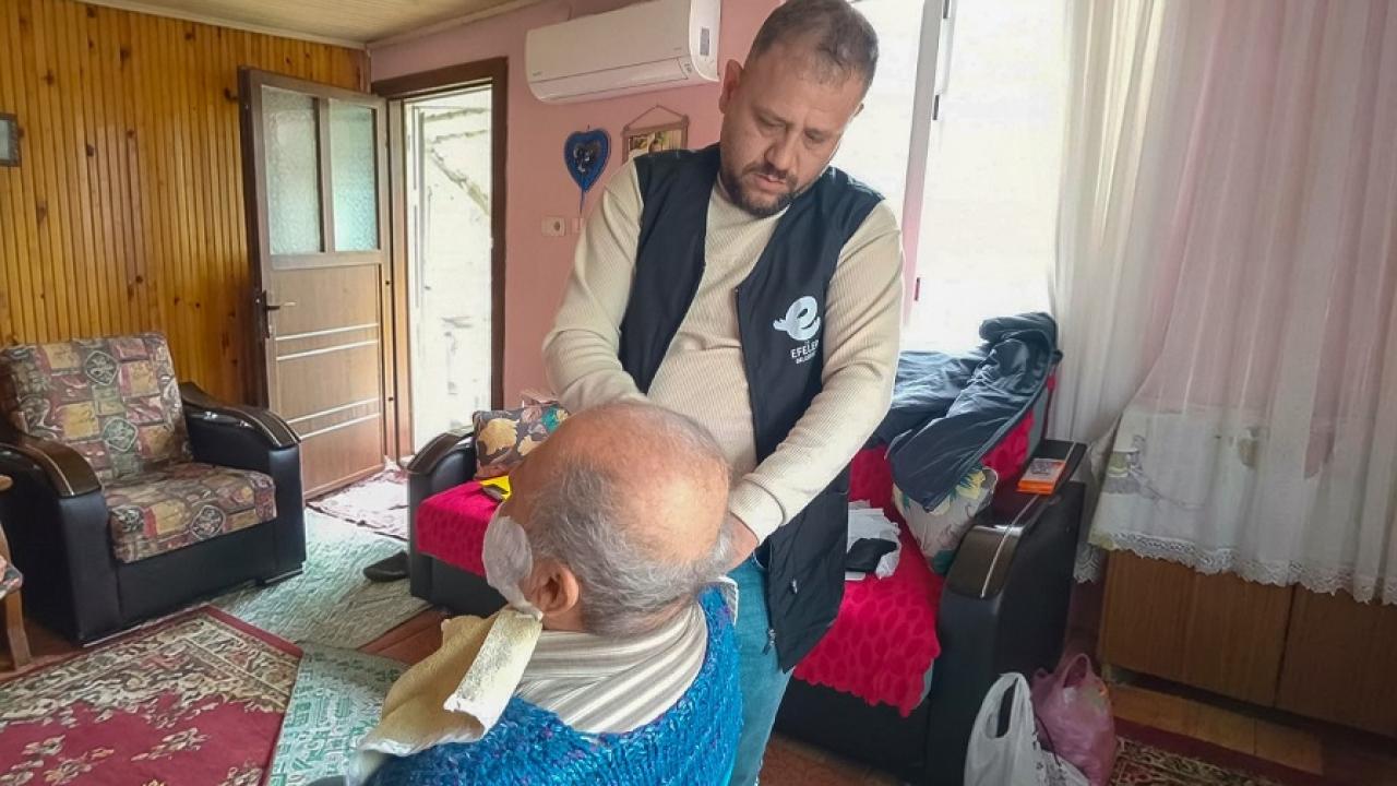 Efeler’de evde bakım hizmetine yoğun ilgi
