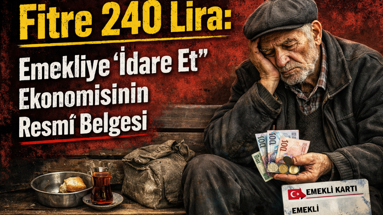 Fitre Hesabı Yapıldı, Emeklinin Hayatı Hesaba Katılmadı