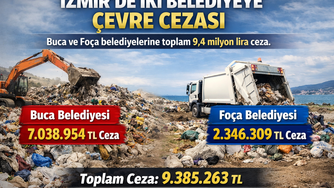 İzmir’de İki Belediyeye Çevre Cezası