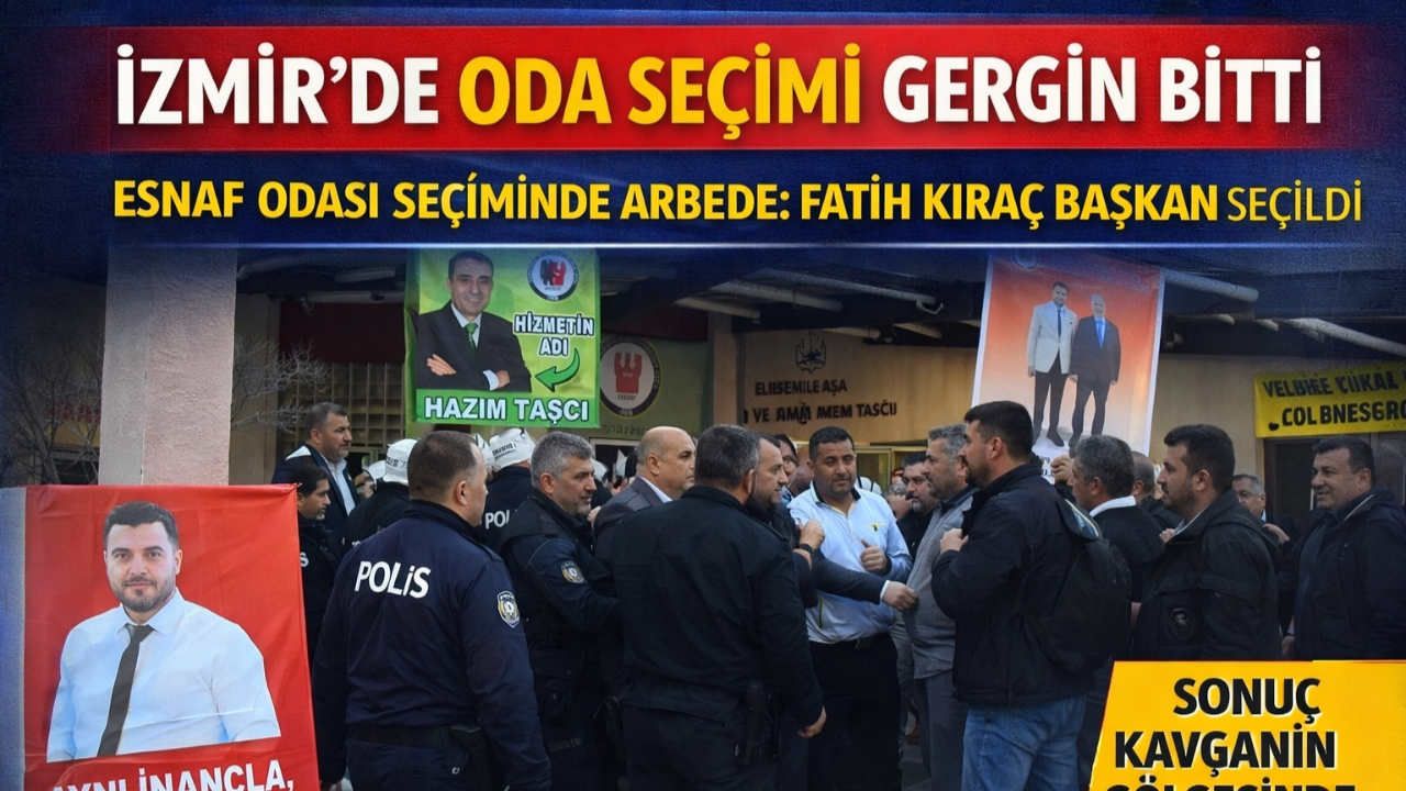 İzmir’de Oda Seçimi Gergin Bitti