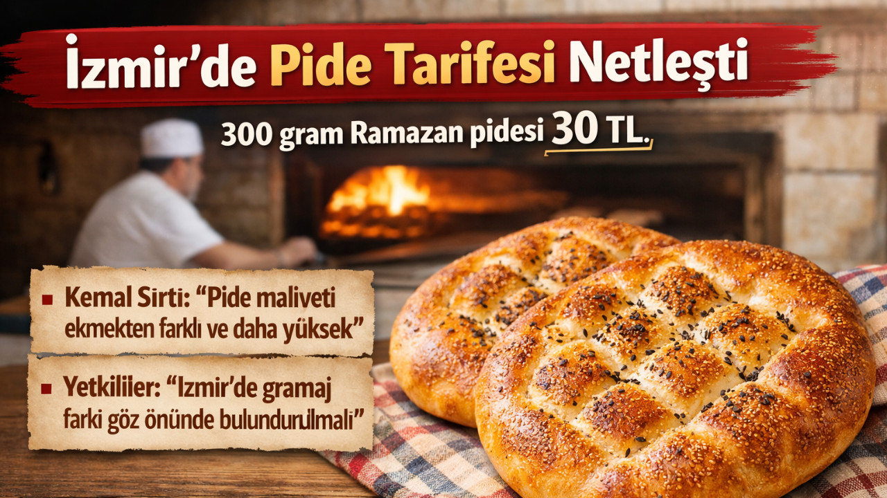 İzmir’de pide tarifesi netleşti