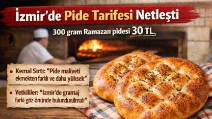 İzmir’de pide tarifesi netleşti