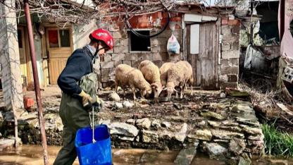 İzmir’de Sağanakta Dayanışma Tablosu