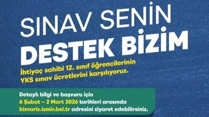 İzmir’de YKS Ücretlerine Büyükşehir Desteği