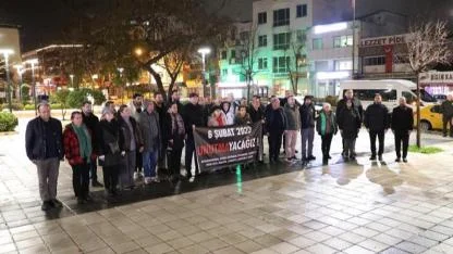 Menderes’te 6 Şubat için sessiz saygı