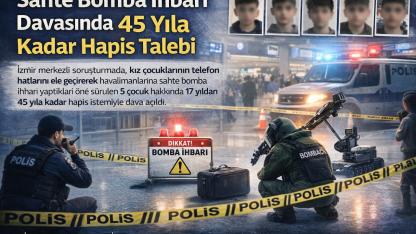 Sahte Bomba İhbarı Davasında 45 Yıla Kadar Hapis Talebi