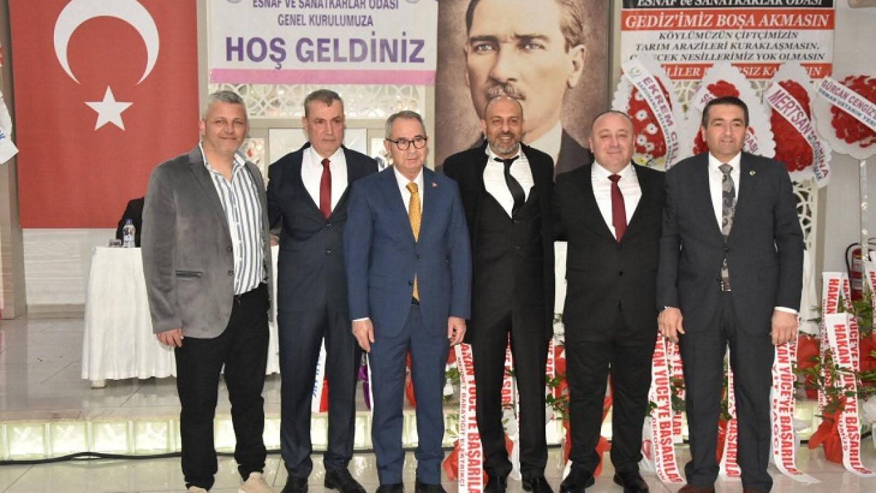 Saruhanlı Esnaf Odası’nda Yeni Başkan Cengiz