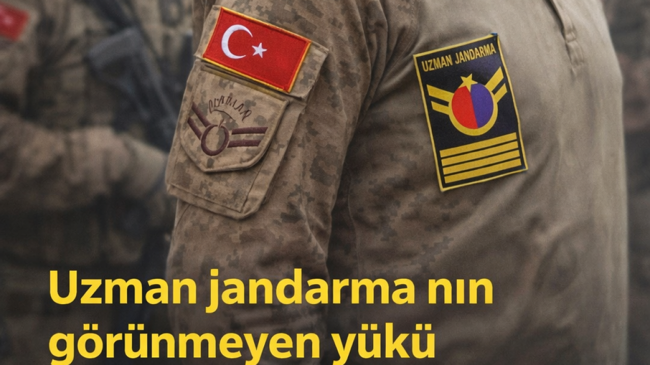 Uzman jandarmanın görünmeyen yükü