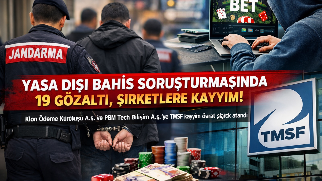 Yasa Dışı Bahis Soruşturmasında 19 Gözaltı, Şirketlere Kayyım