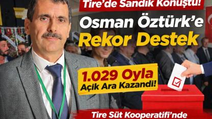 1.029 Oyla Zafer! Tire’de Başkan Değişmedi