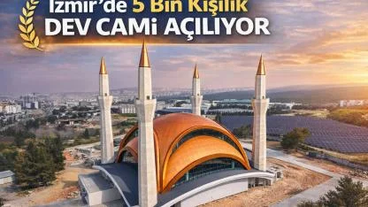 5 bin kişilik cami ibadete hazırlanıyor