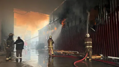 Buca’da Korkutan Sanayi Yangını!