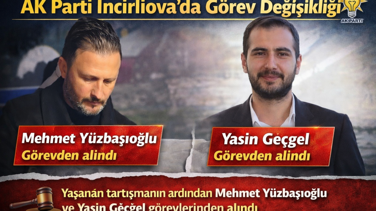 AK Parti İncirliova’da görev değişikliği
