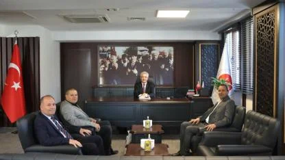 AKSAÇLILAR’dan Müftü Haliloğlu’na Nezaket Ziyareti