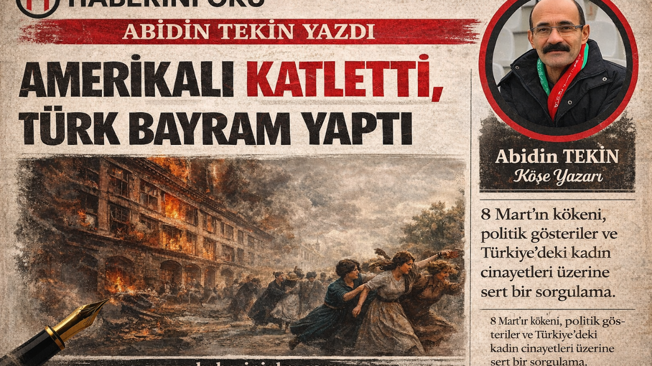 AMERİKALI KATLETTİ, TÜRK BAYRAM YAPTI