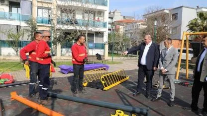 Başkan Çiçek Sahada Hizmetleri Bizzat Denetledi