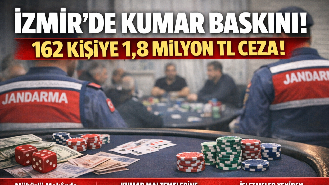 Bornova’da Kumar Baskını: 162 Kişiye Rekor Ceza