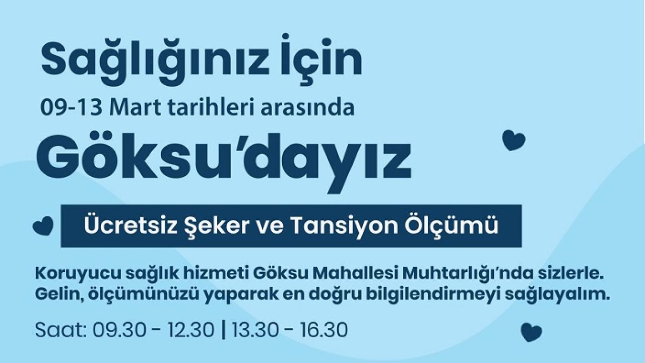 Buca’da Mahallelere Ücretsiz Sağlık Taraması