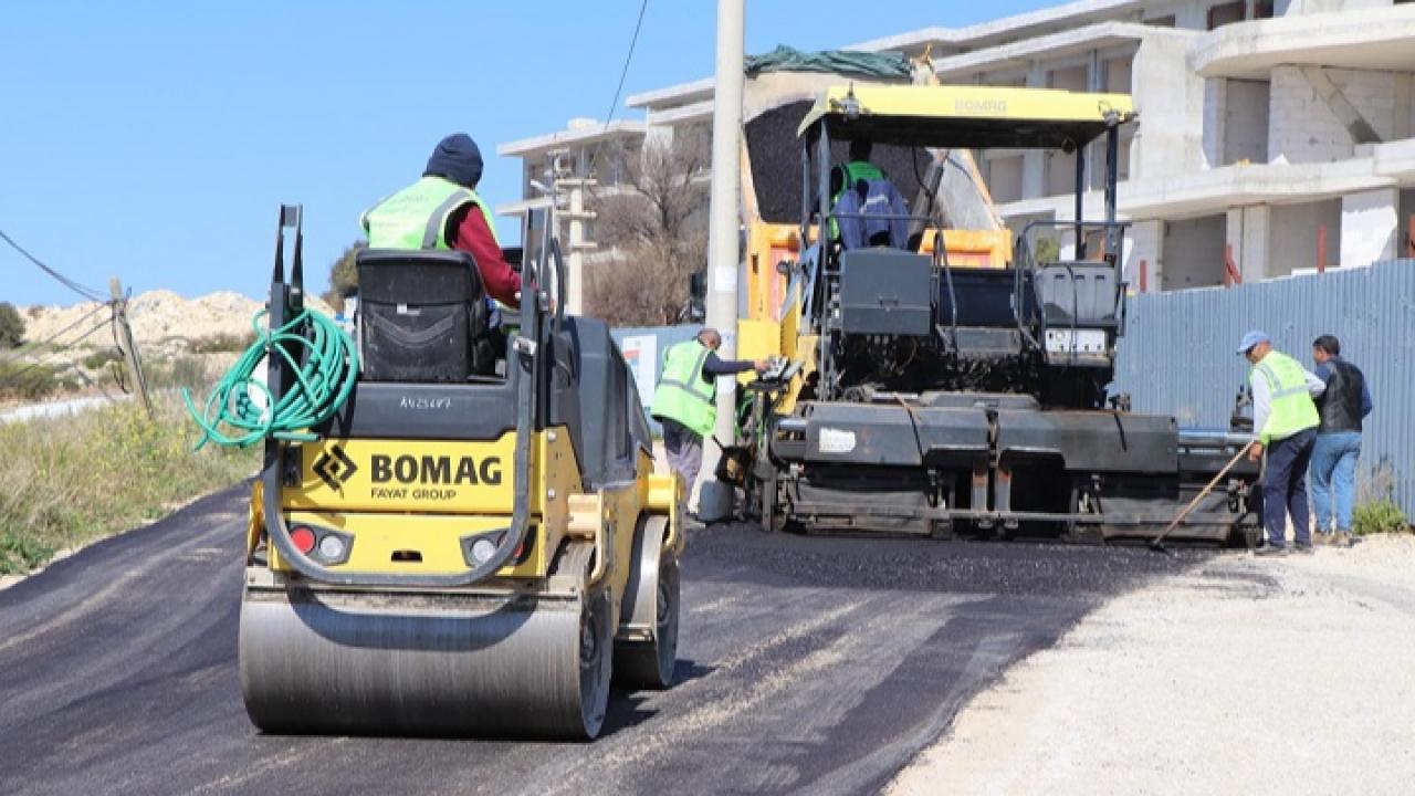 Çeşme’de yaz öncesi büyük yol çalışması