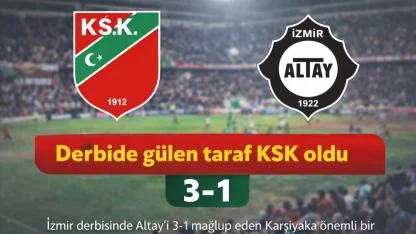 Derbide gülen taraf Karşıyaka oldu