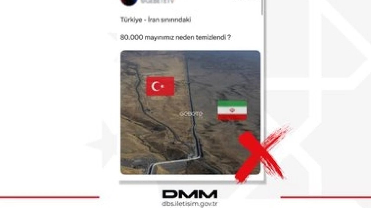DMM’den “Mayın Temizlendi” İddialarına Yalanlama