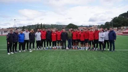 Ergin’den Takıma Moral Ziyareti