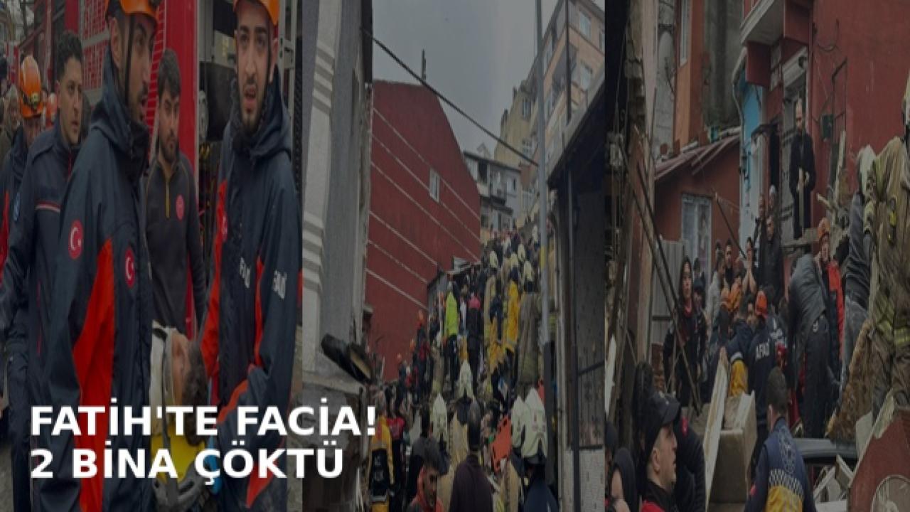Fatih’te Korkunç Patlama! İki Bina Çöktü
