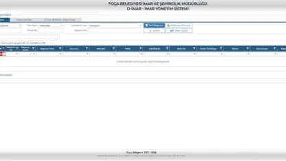 Foça Belediyesi’nden imar işlemlerinde dijital adım