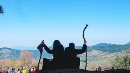 Gençler Baharı 14 Kilometrelik Doğa Yürüyüşüyle Karşıladı