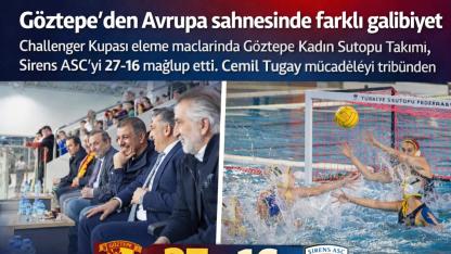 Göztepe’den Avrupa sahnesinde farklı galibiyet