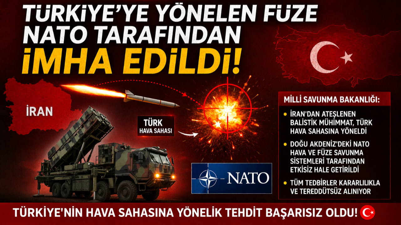 İran’dan Ateşlendi, Türkiye’ye Yöneldi!