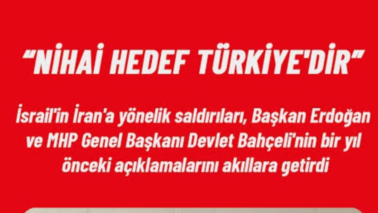 İsrail’in Nihai Hedefi Türkiye mi?