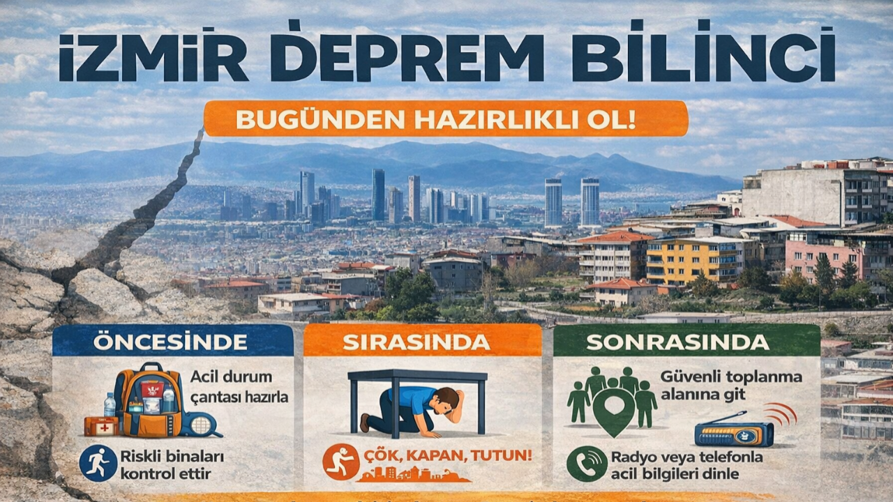 İzmir’de Afetlere Karşı Kapsamlı Hazırlık